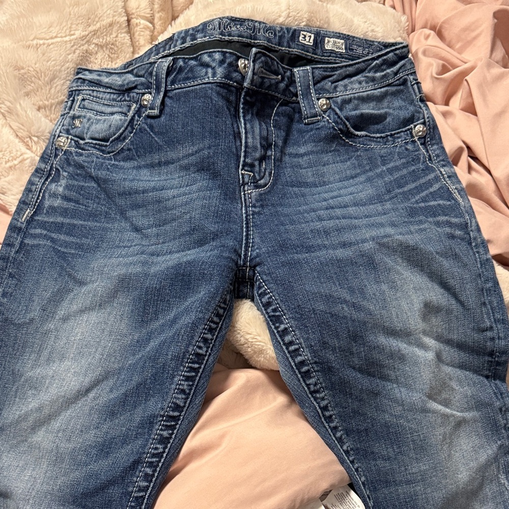 Miss Me Dark Blue Boot Cut Jeans